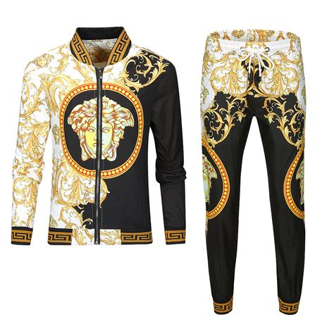 versace men tracksuits|Versace men's tracksuit alternatives.